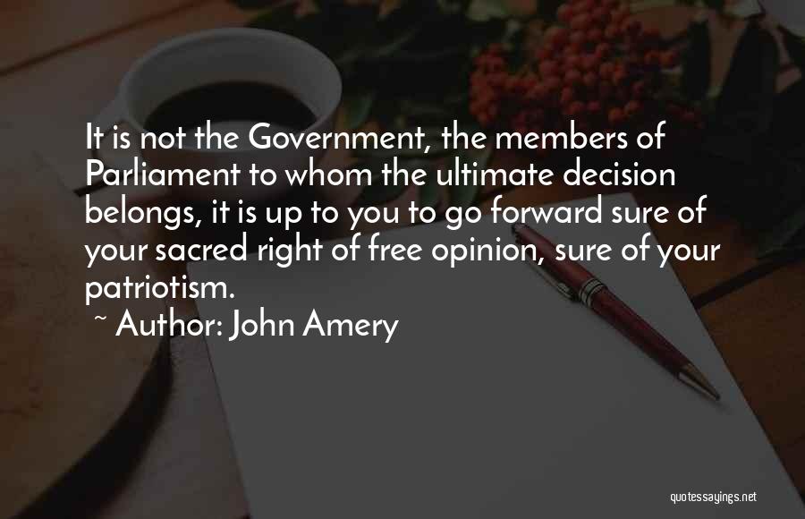 John Amery Quotes 1243176