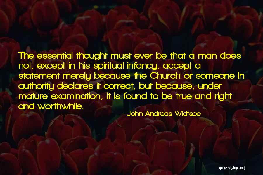 John Andreas Widtsoe Quotes 1627678