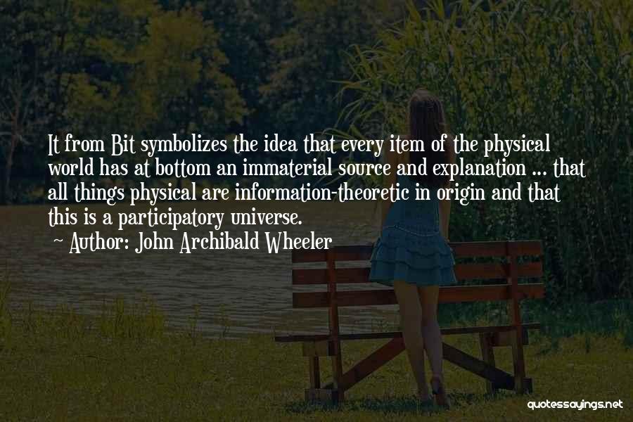 John Archibald Wheeler Quotes 227604