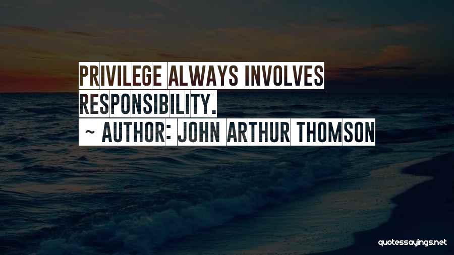 John Arthur Thomson Quotes 187314