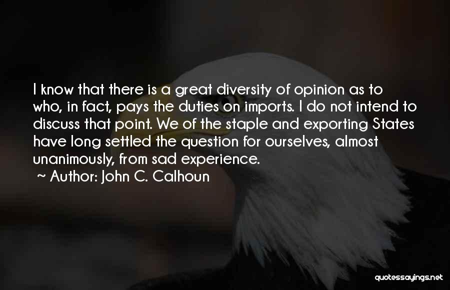 John C. Calhoun Quotes 180184