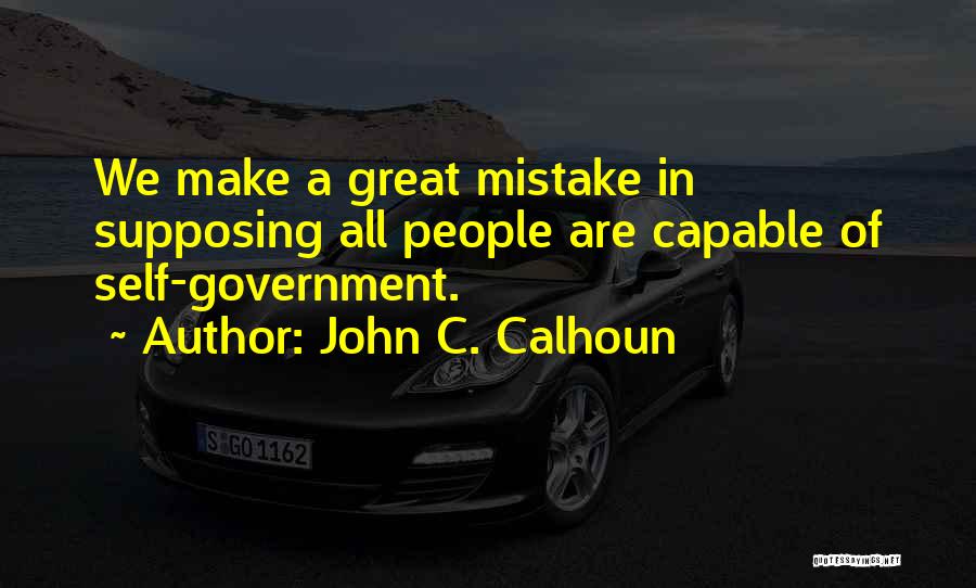 John C. Calhoun Quotes 2015095