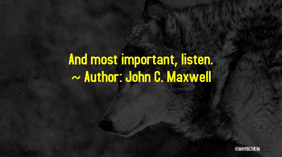 John C. Maxwell Quotes 1927575