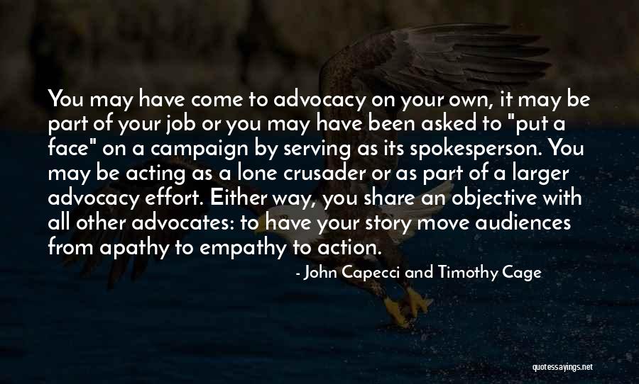 John Capecci And Timothy Cage Quotes 1546227 John Capecci And Timothy Cage Quotes 1546227