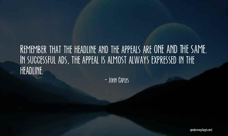 John Caples Quotes 149360 John Caples Quotes 149360