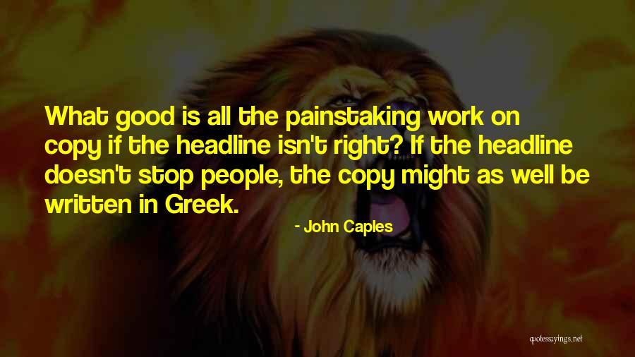John Caples Quotes 550747 John Caples Quotes 550747