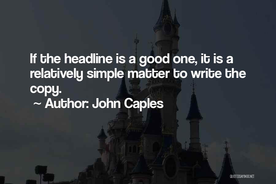 John Caples Quotes 559536