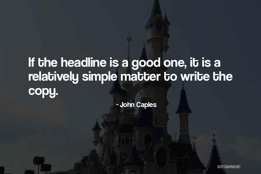 John Caples Quotes 559536 John Caples Quotes 559536