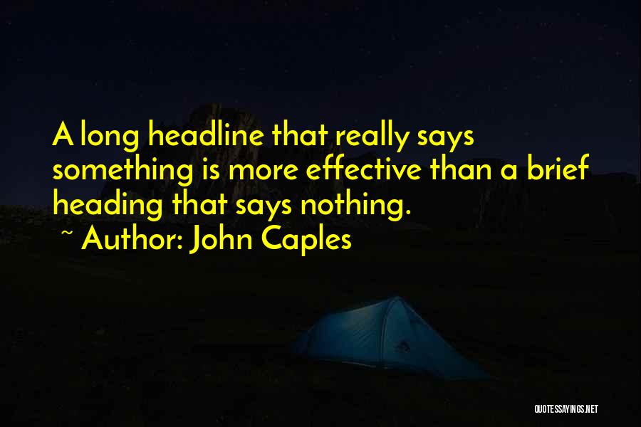 John Caples Quotes 568269