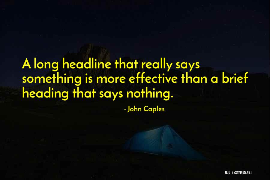 John Caples Quotes 568269