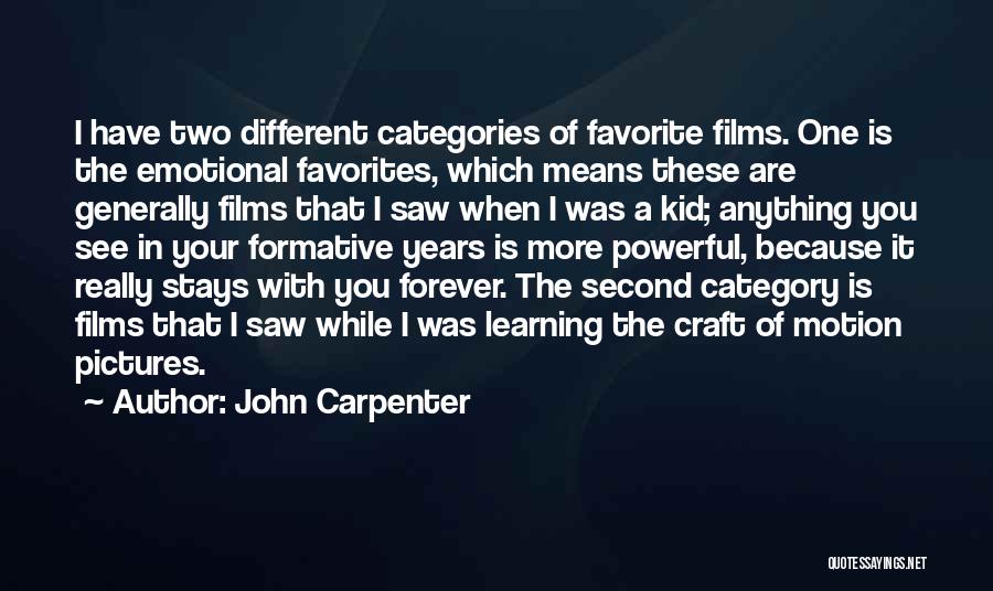 John Carpenter Quotes 892500