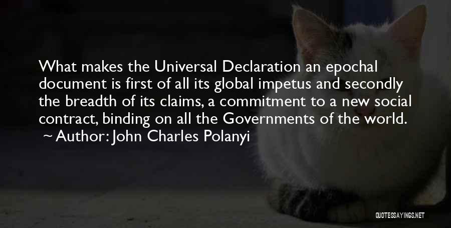 John Charles Polanyi Quotes 2085390