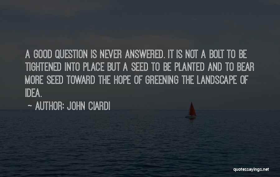 John Ciardi Quotes 669120