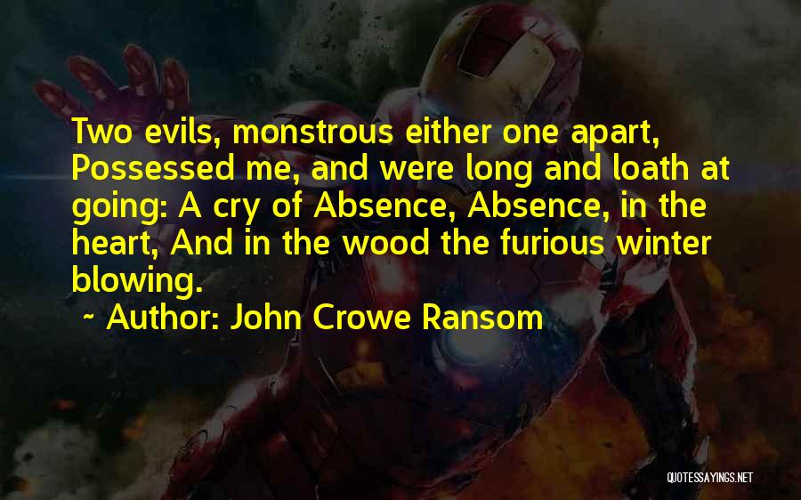 John Crowe Quotes By John Crowe Ransom