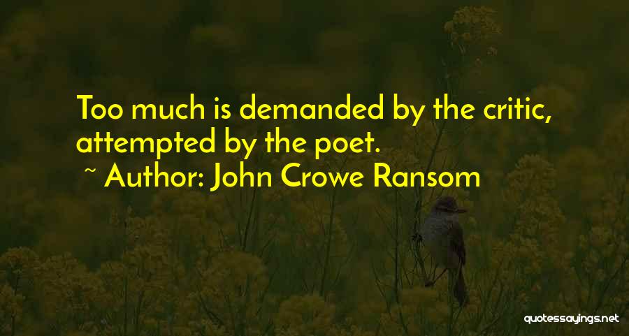 John Crowe Ransom Quotes 2013104