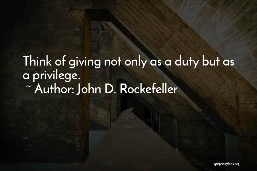 John D. Rockefeller Quotes 180301