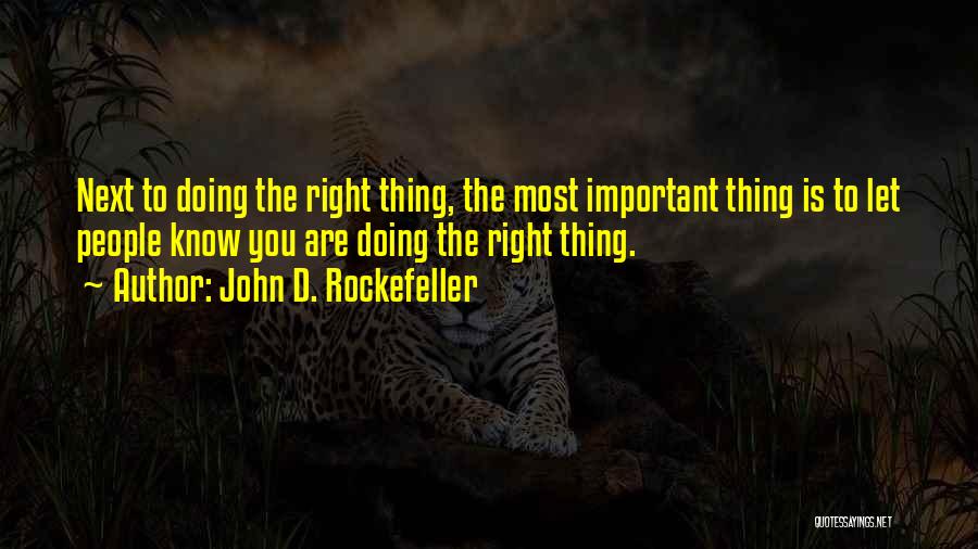 John D. Rockefeller Quotes 2003070