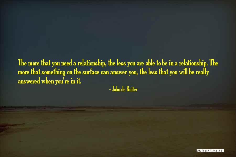 John De Ruiter Quotes 1889286 John De Ruiter Quotes 1889286