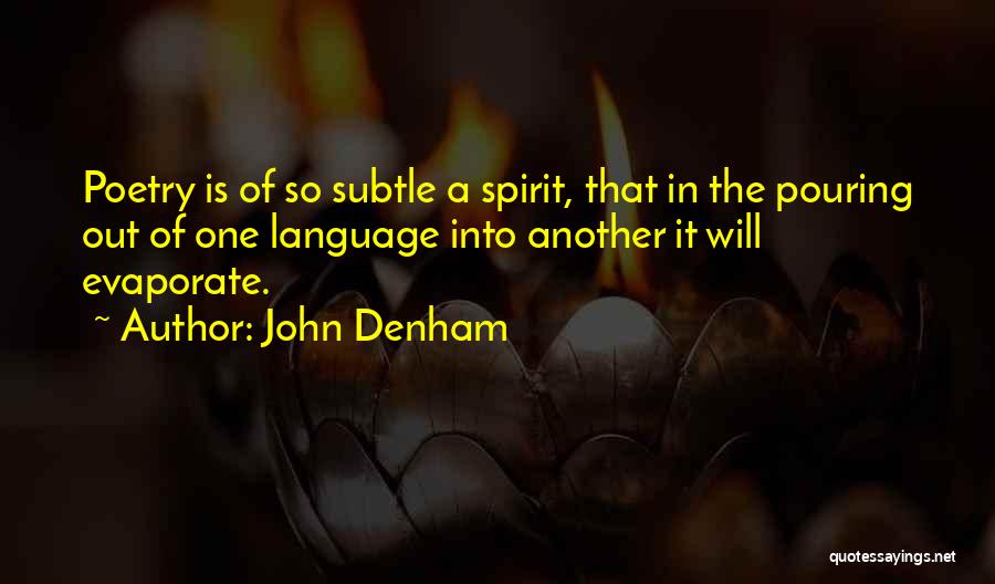 John Denham Quotes 700837