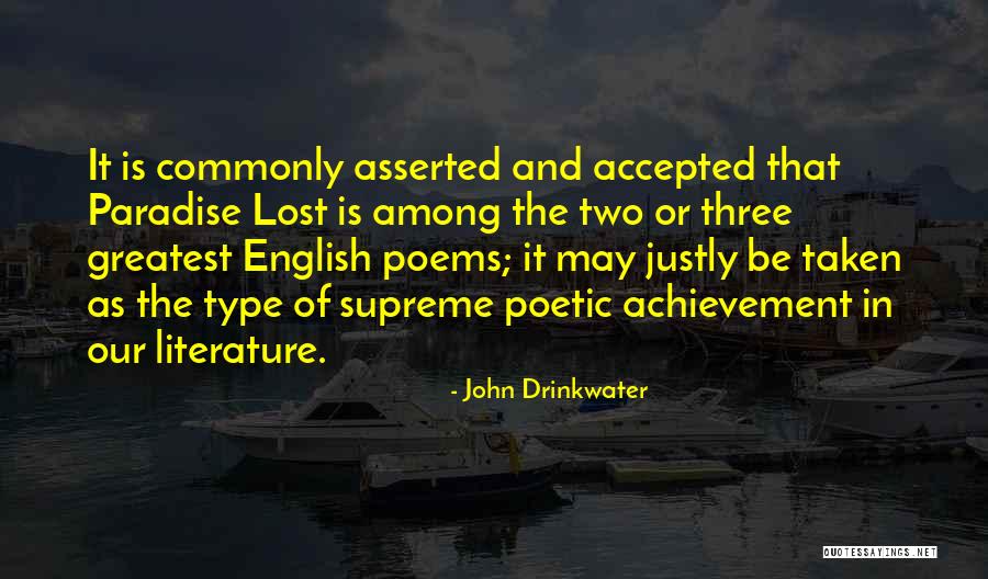 John Drinkwater Quotes 247704