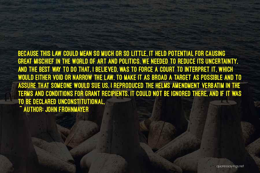 John Frohnmayer Quotes 679351