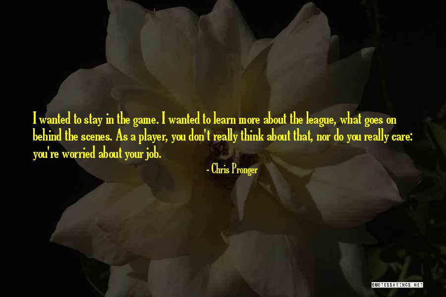 John Fry Speed Quotes By Chris Pronger John Fry Speed Quotes By Chris Pronger