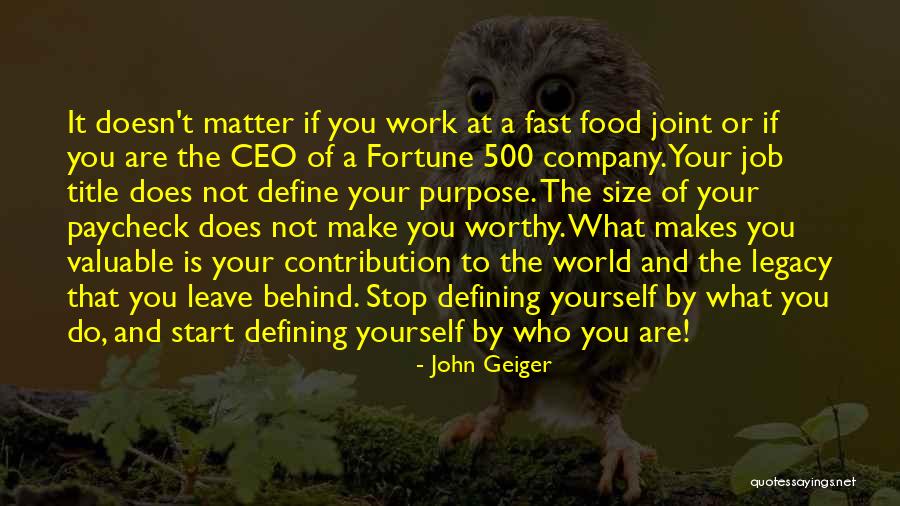 John Geiger Quotes 2100416 John Geiger Quotes 2100416