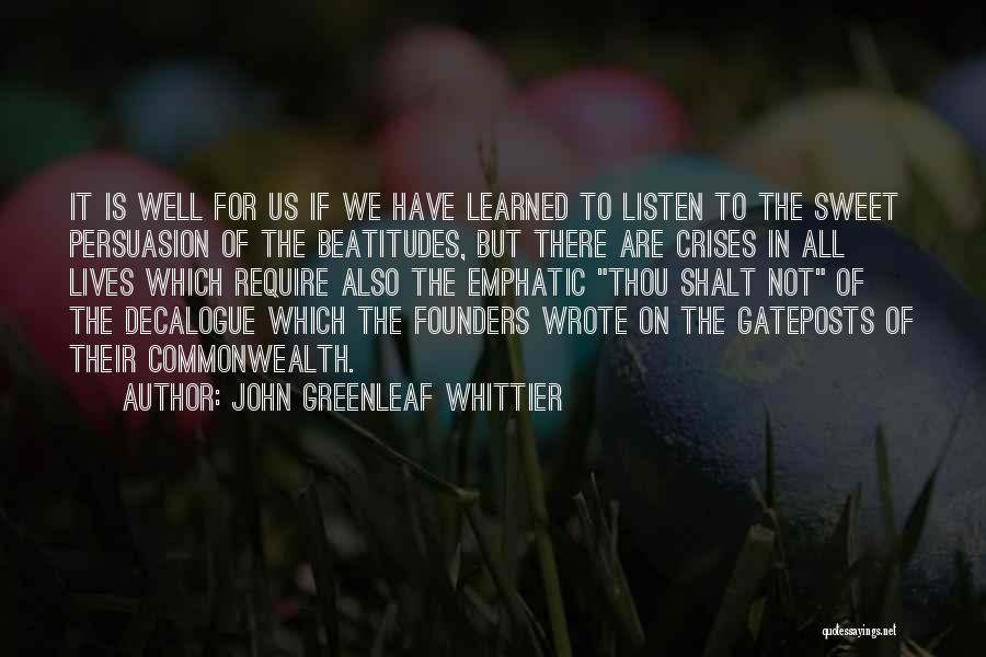 John Greenleaf Whittier Quotes 951279