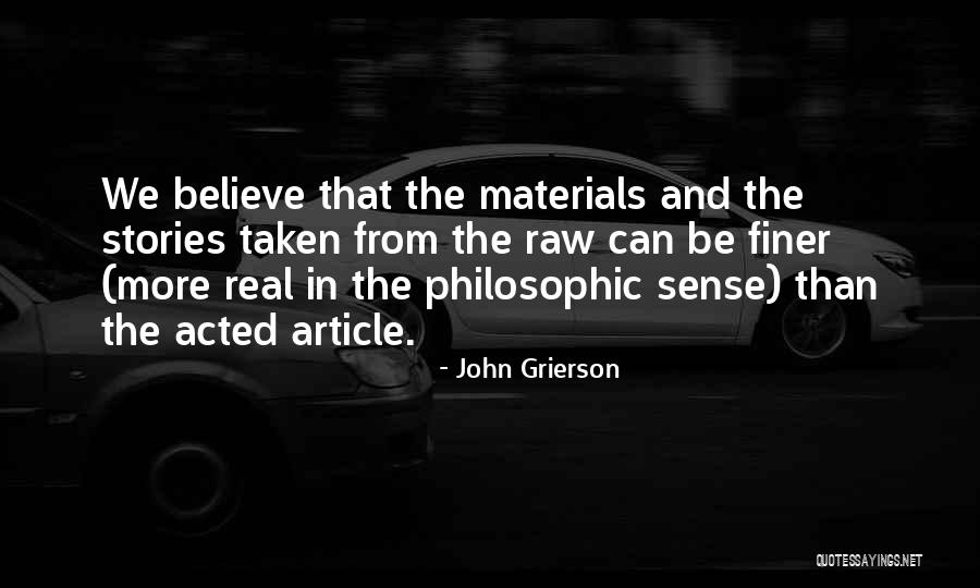 John Grierson Quotes 1570917