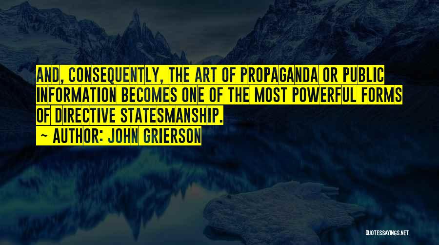 John Grierson Quotes 586074