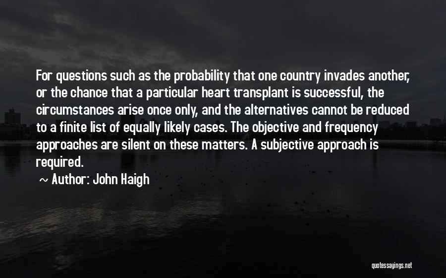 John Haigh Quotes 1590171