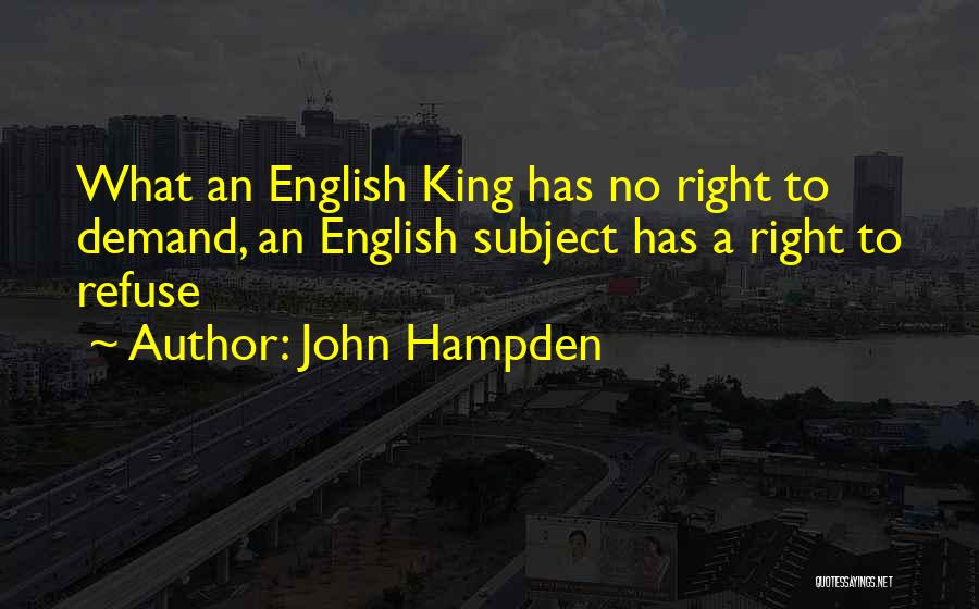 John Hampden Quotes 2164386