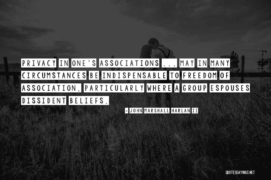 John Harlan Quotes By John Marshall Harlan II John Harlan Quotes By John Marshall Harlan II