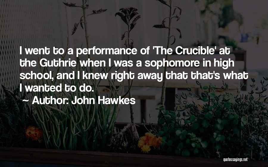 John Hawkes Quotes 523273