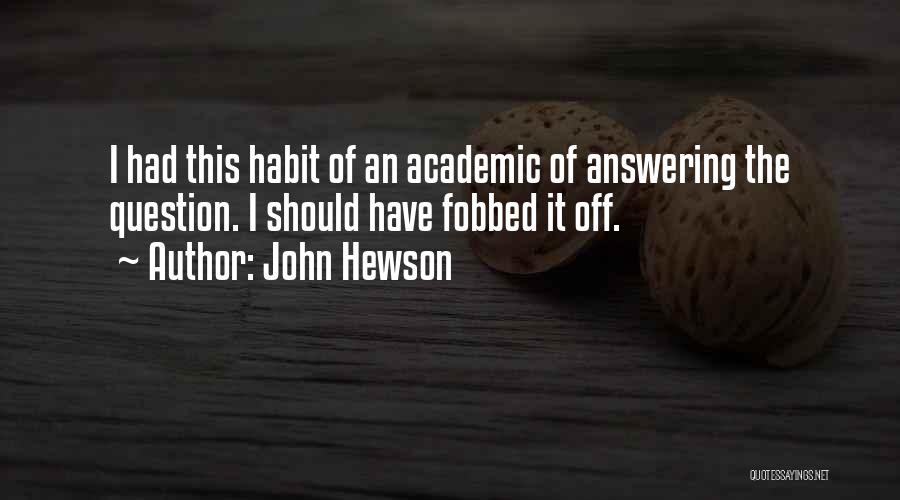 John Hewson Quotes 537632