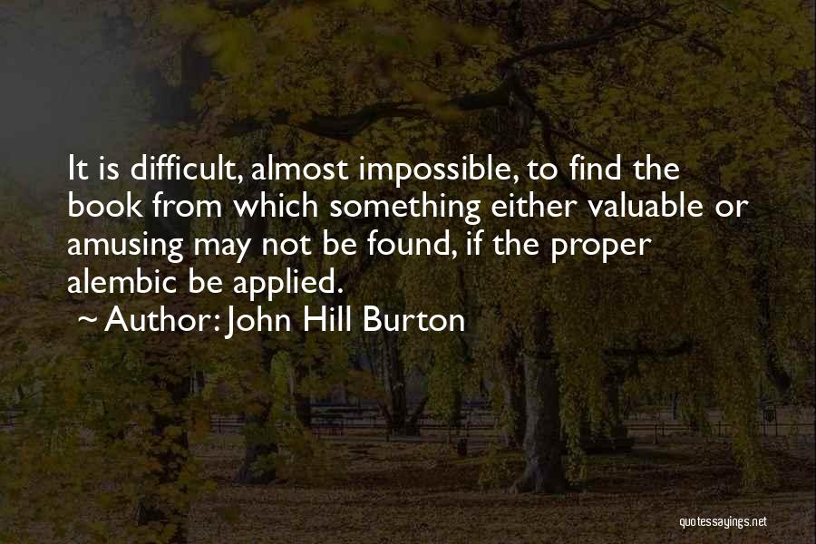John Hill Burton Quotes 1961093