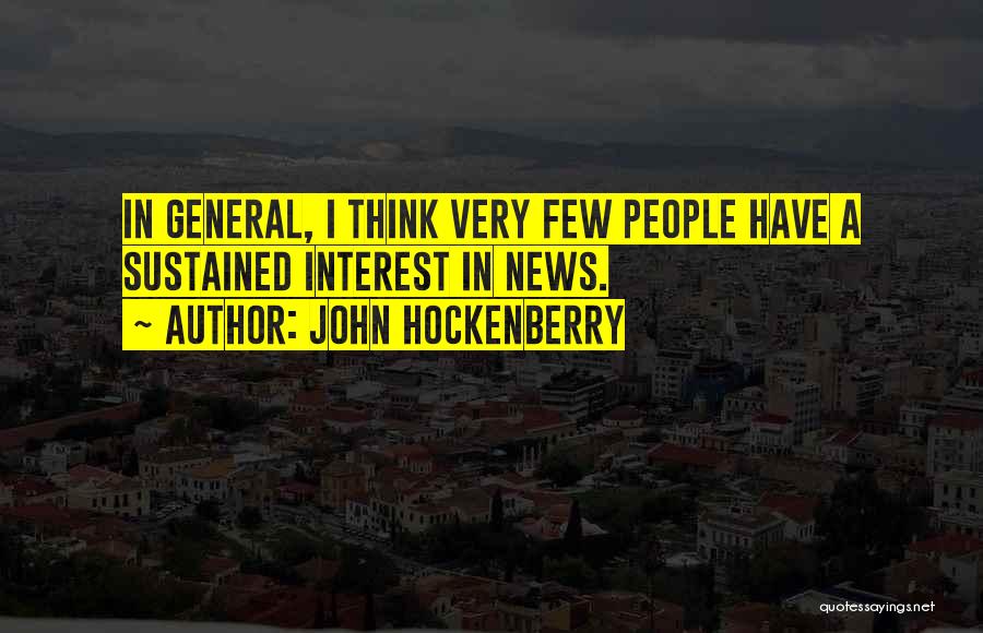 John Hockenberry Quotes 998114