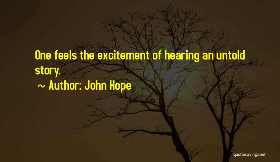 John Hope Quotes 449477