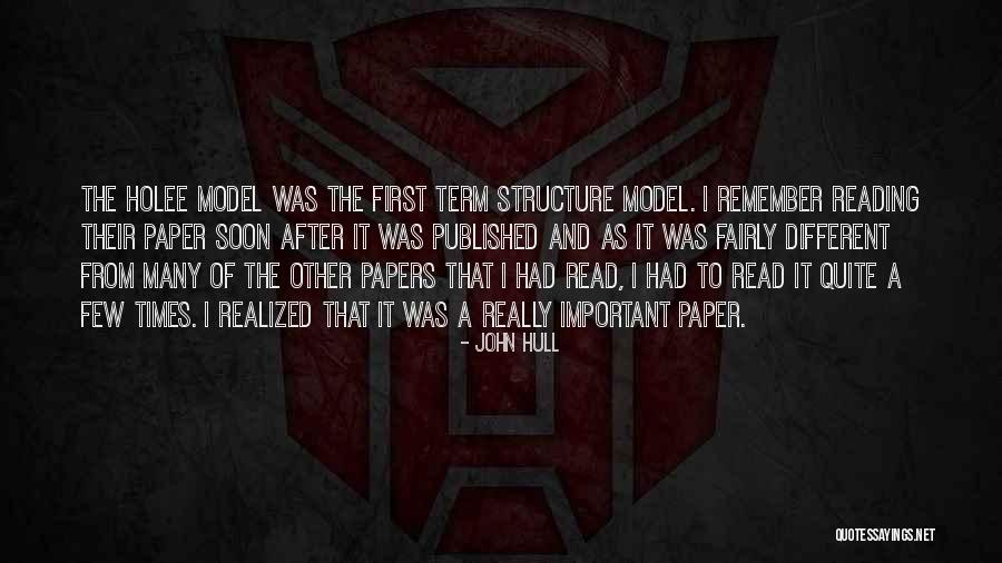 John Hull Quotes 604909 John Hull Quotes 604909