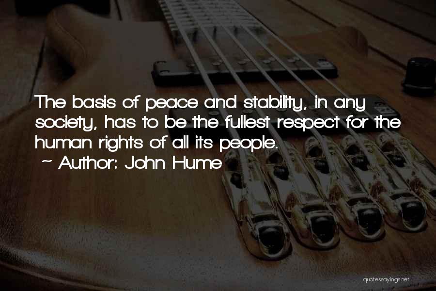 John Hume Peace Quotes By John Hume