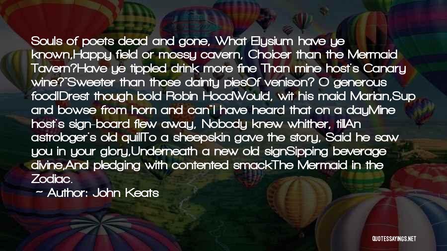 John Keats Quotes 843685