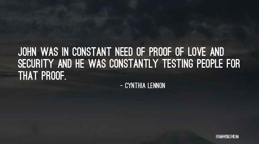 John Lennon Cynthia Quotes By Cynthia Lennon