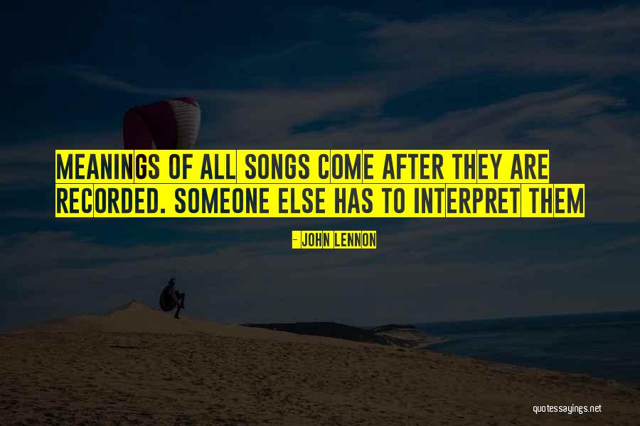John Lennon Song Quotes By John Lennon John Lennon Song Quotes By John Lennon