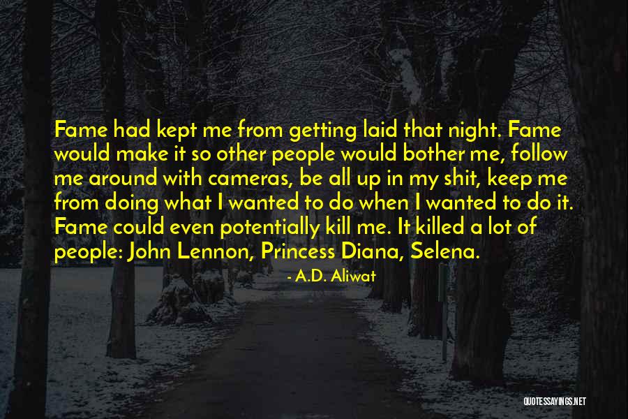 John Lennon's Death Quotes By A.D. Aliwat