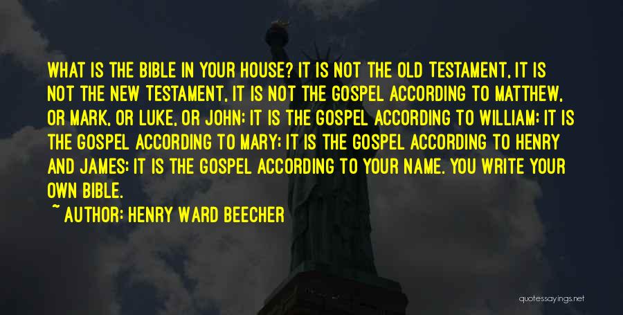 John Luke Quotes By Henry Ward Beecher