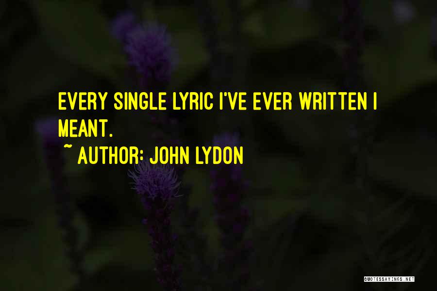 John Lydon Quotes 1187033