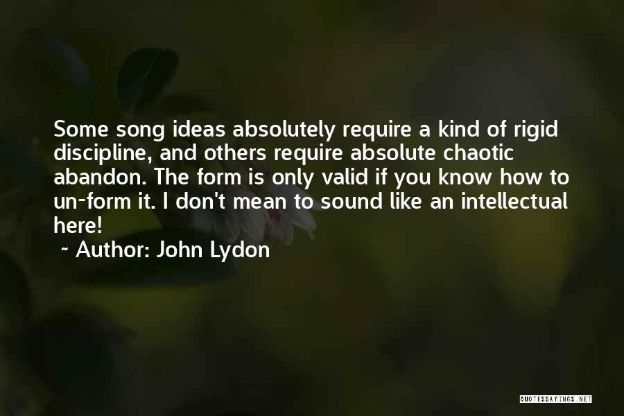 John Lydon Quotes 1867652