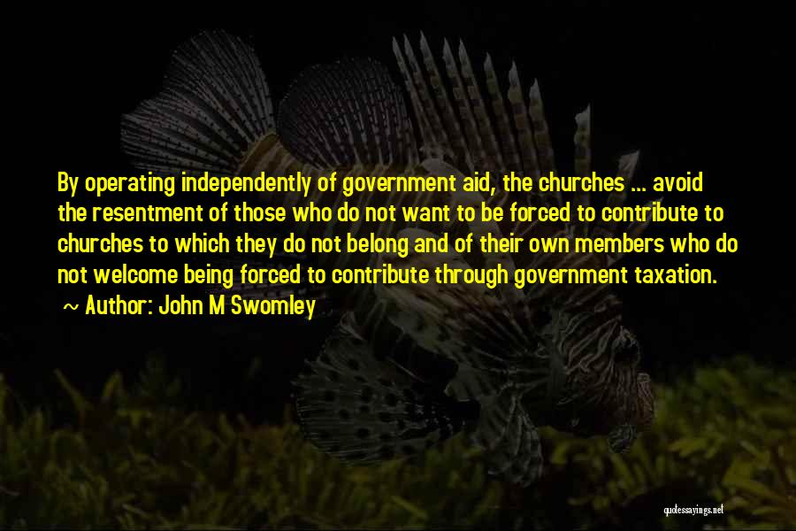 John M Swomley Quotes 298388