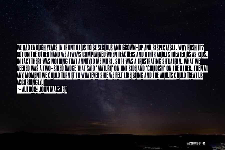 John Marsden Quotes 1192687