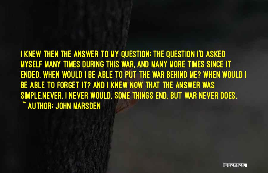 John Marsden Quotes 610346